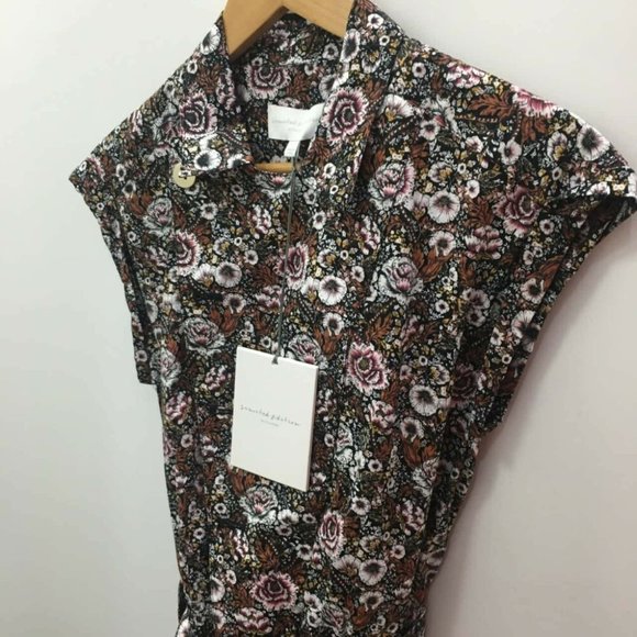 WITCHERY Limited Edition Sabina Boiler Jumpsuit Cotton Floral Pantsuit NWT RRP$2 - Picture 6 of 9